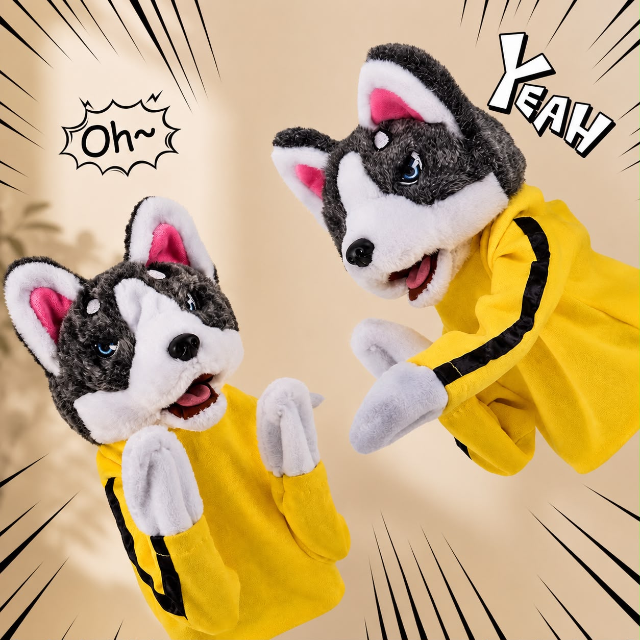 FilloBuddy™ – The Viral Interactive Kung Fu Husky Hand Puppet