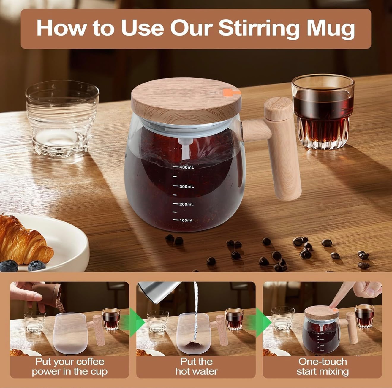 FilloWorld™ Automatic Mixing Mug